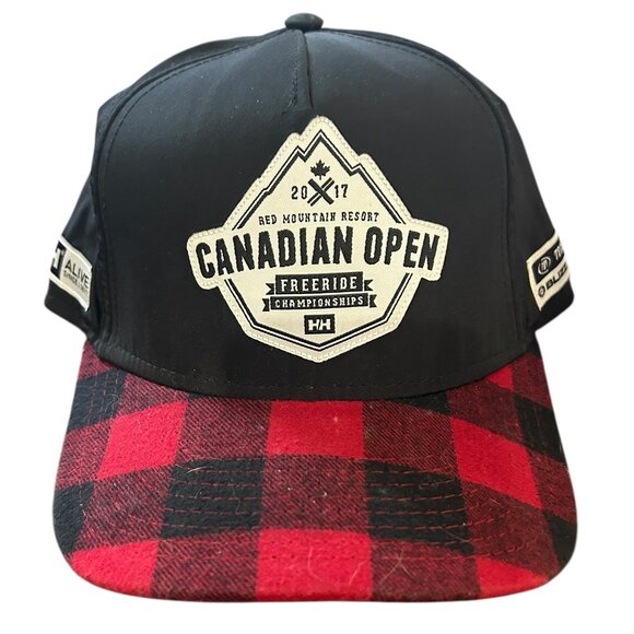 Lot of 2 Canadian Open Baseball Caps Red Mountain Resort Helly Hansen Snapback - Picture 3 of 10